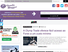 Tablet Screenshot of mundoblogger.com.br